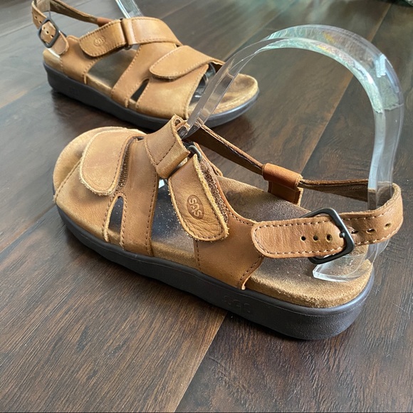 SAS | Shoes | Sas Mens Leather Strap Sandals Size 75 W | Poshmark